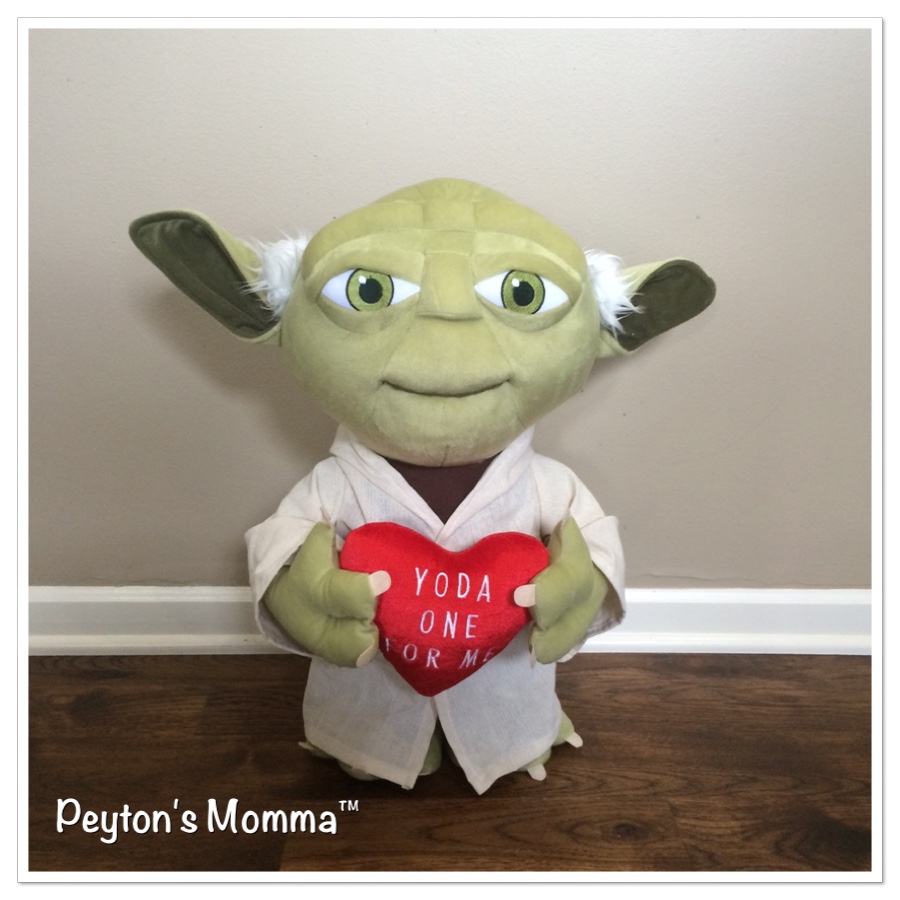 Yoda 21 inch Valentine's Day Plush by Gemmy