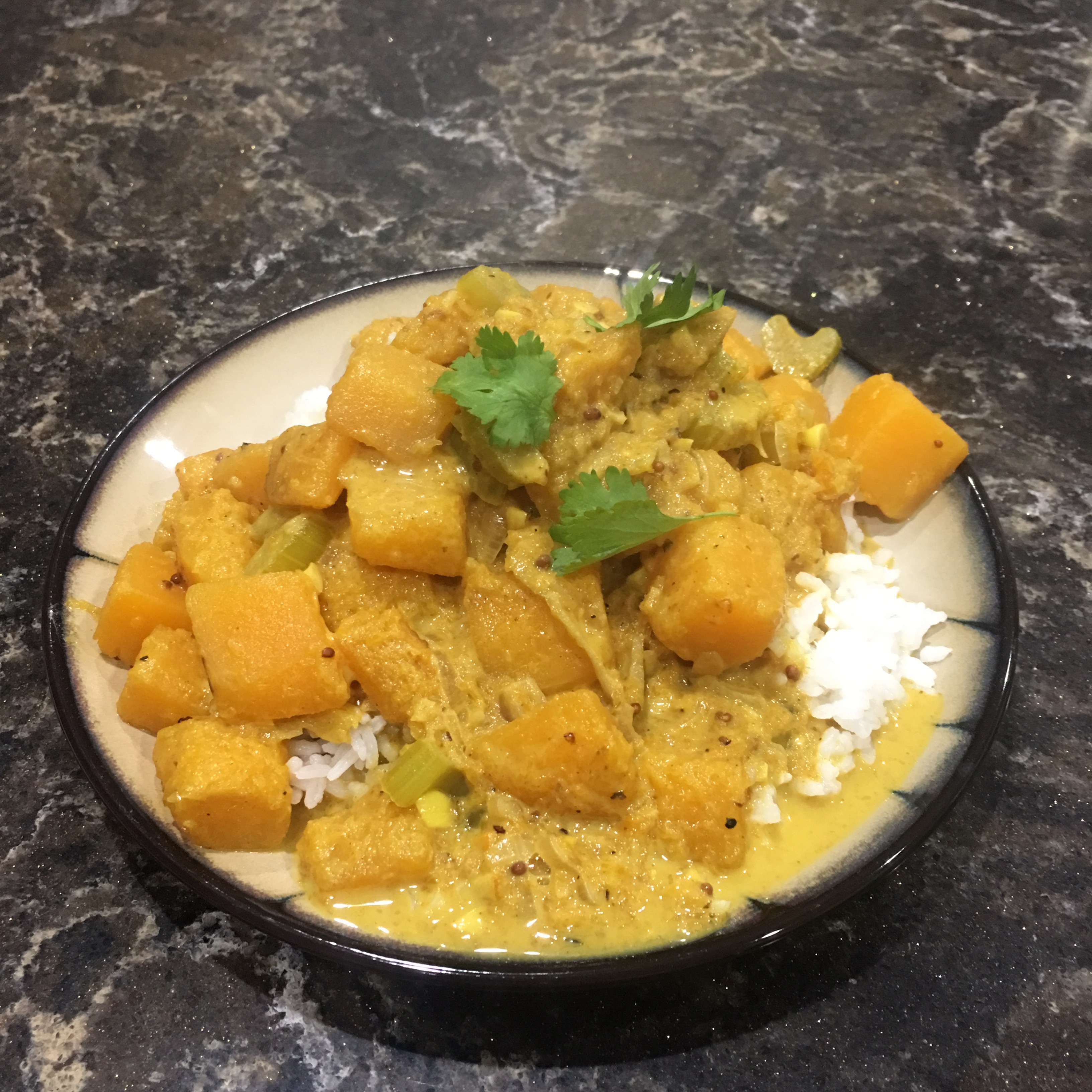 Blue Apron South Indian Squash Curry
