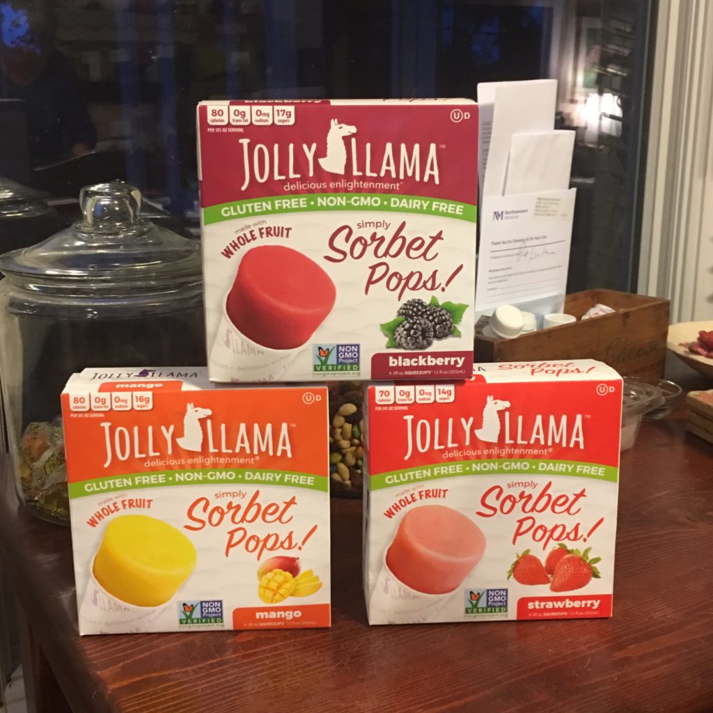 Jolly Llama Sorbet Pops