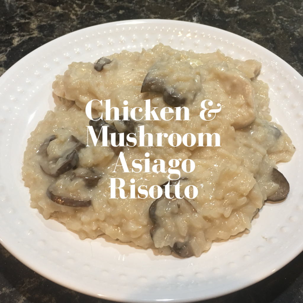 Pressure Cooker Chicken and Mushroom Asiago Risotto Peyton's Momma™
