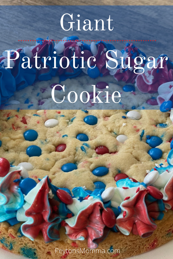Giant Patriotic Sugar Cookie - Peyton's Momma™