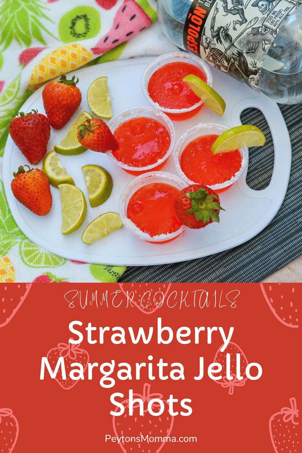 Strawberry Margarita Jello Shots - Peyton's Momma™